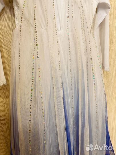 Платье эльзы холодное сердце 104 110