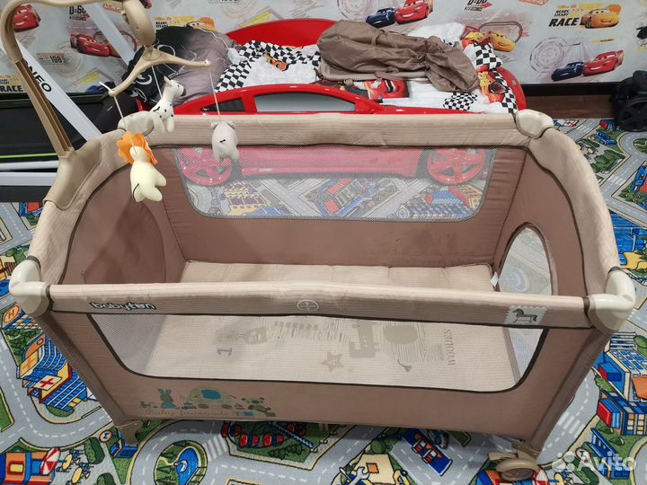 Манеж кровать babyton