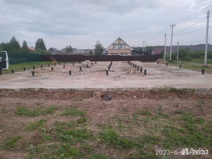 Винтовые сваи + монтаж