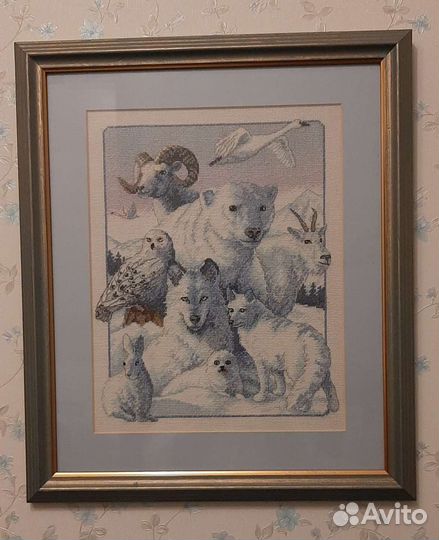 Картина вышитая крестом