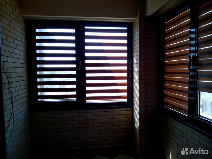 Зебра, день-ночь кассетного типа