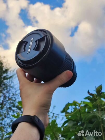 Объектив tamron для nikon + переходник для Canon