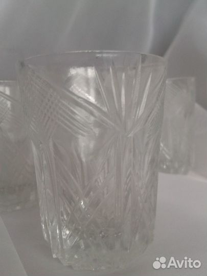 Рюмки хрустальные 6 шт