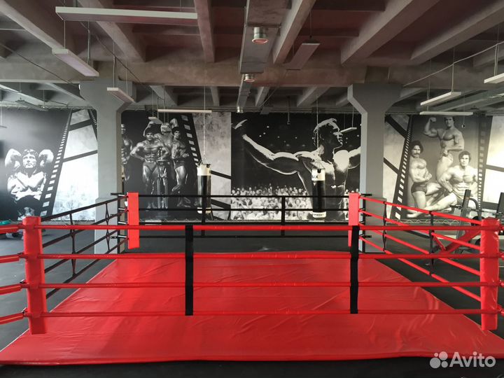 Ринг для бокса размером от 4х4м до 8х8м