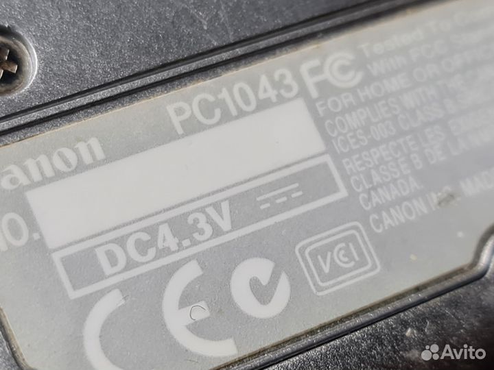Камера canon powershot A70 PC1043