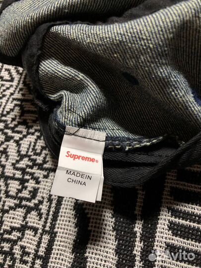 Кепка Supreme Washed Jeans