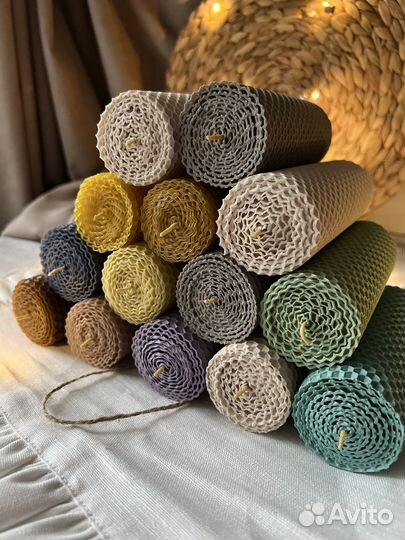 Свечи натуральные из вощины