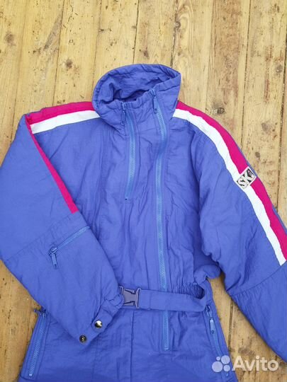 Винтажный горнолыжный комбинезон 158 новый