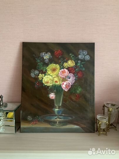 Цветочный натюрморт в голландском стиле