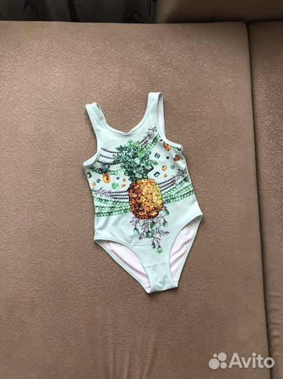 Слитный купальник для девочки 110-116