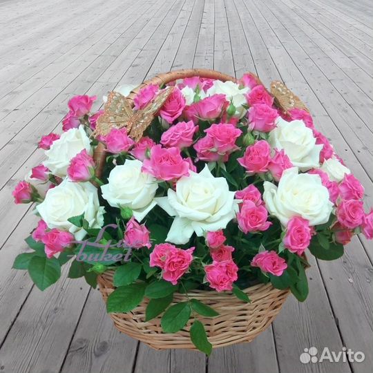 Корзина цветов Доставка
