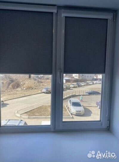 Рулонные шторы блэкаут в коробе ршк-7159