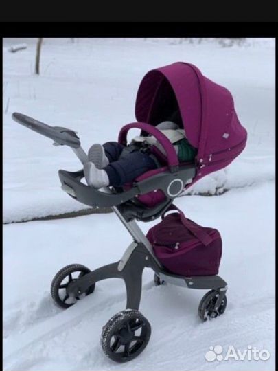 Коляска 2в1 stokke xplory v4 и допы