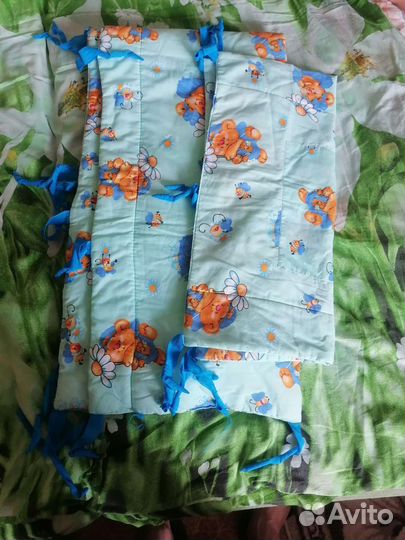 Бортики в детскую кроватку бу