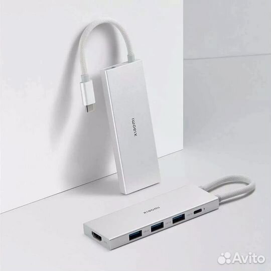 Док-станция Xiaomi 5 в 1 USB Type-C USB3.0 hdmi