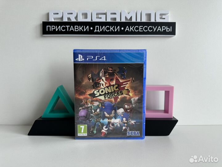 Sonic Forces диск для Sony PS4