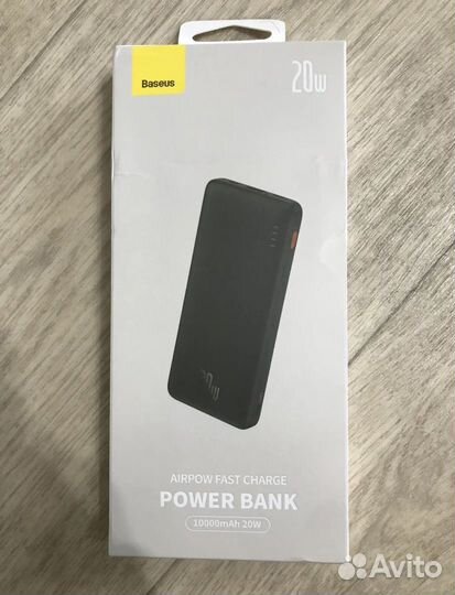Powerbank baseus Airpow 20вт,10000 мАч