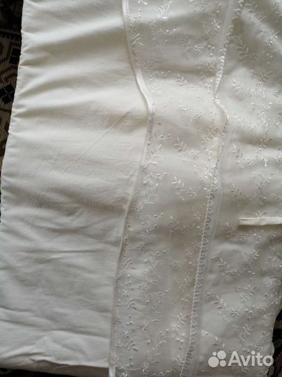 Комплект+бортики +балдахин для детской кровати