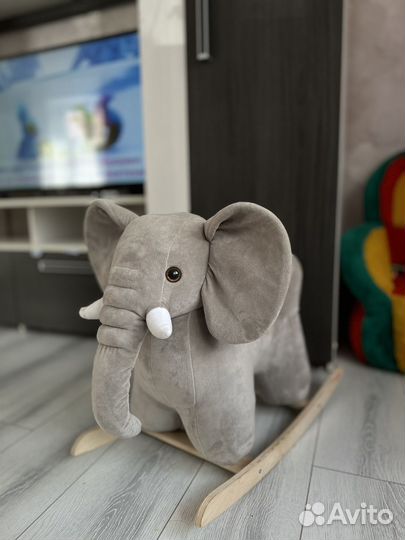 Детская качалка слоник