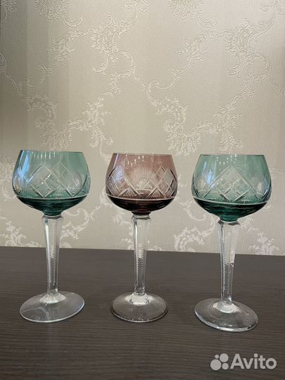 Фужеры винтаж хрустальные Германия