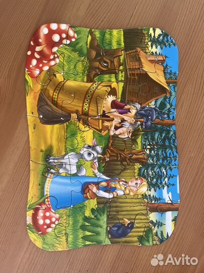 Пазлы 20 шт крупные