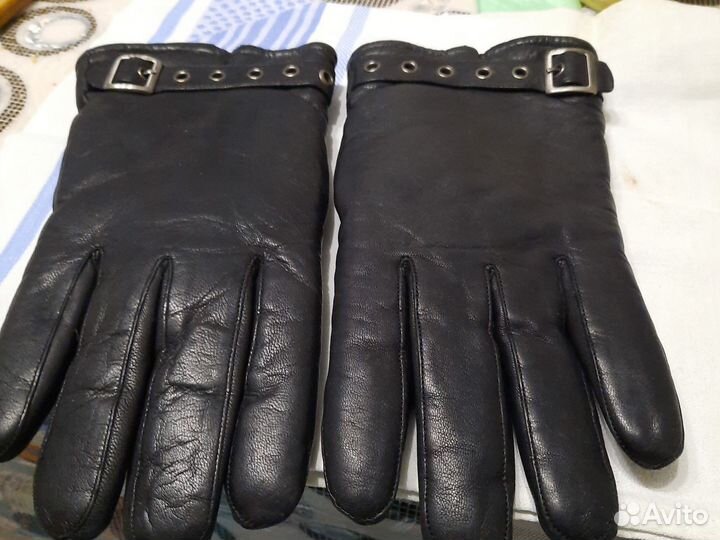 Перчатки кожанные мужские размер 10,5