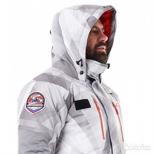 Куртка снегоходная Dragonfly expedition Camo-Grey