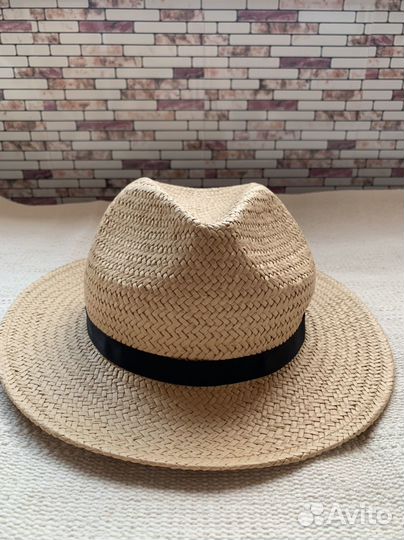 Соломенная шляпа новая hm размер 54/S