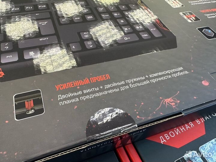 Игровая клавиатура A4Tech Bloody Q100 Black USB