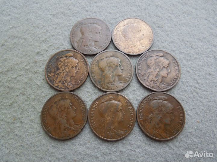 5 сантим 1899-1917 г Французская Республика