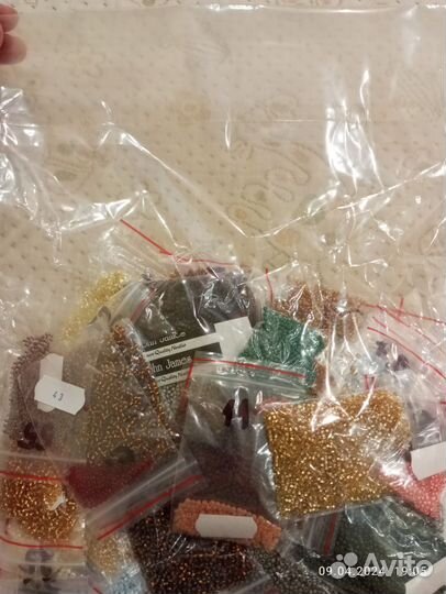 Набор для вышивки бисером Золотые ручки Русская