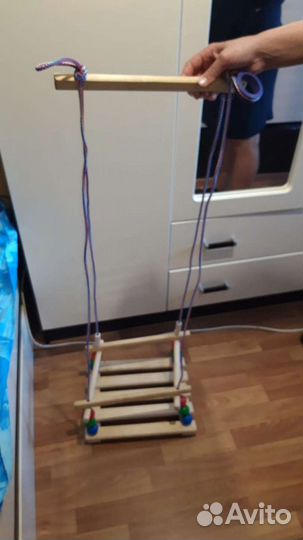 Качели детские подвесные новый