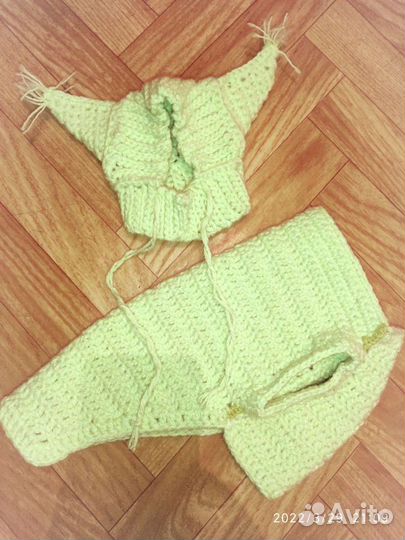 Комплект одежды шапка и жилет для собаки