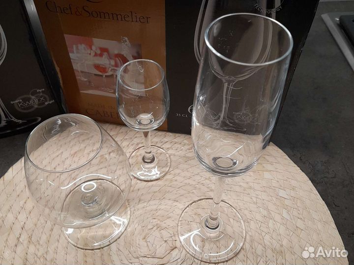 Фужеры из хрустального стекла