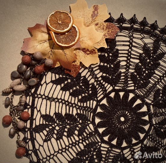 Салфетка вязаная крючком ручная работа