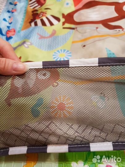 Коврик с дугами детский игровой. Мини манеж