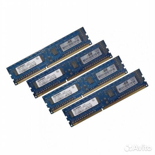 4Gb PC3-10600(1333) DDR3 Elpida EBJ10UE8BDF0-DJ-F