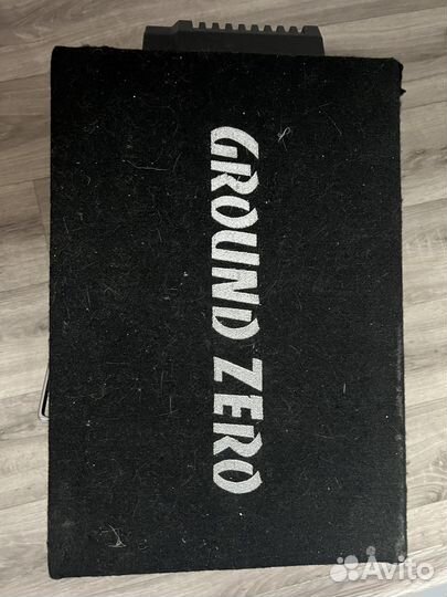 Продам саб ground zero с усилителем sony