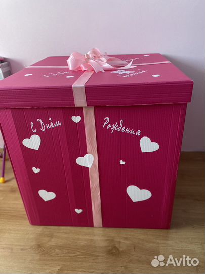 Коробка для подарка или шаров большая