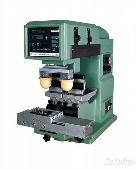 Тампопечатный станок двухкрасочный