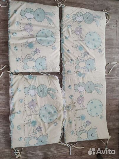 Бортики в детскую кроватку бу