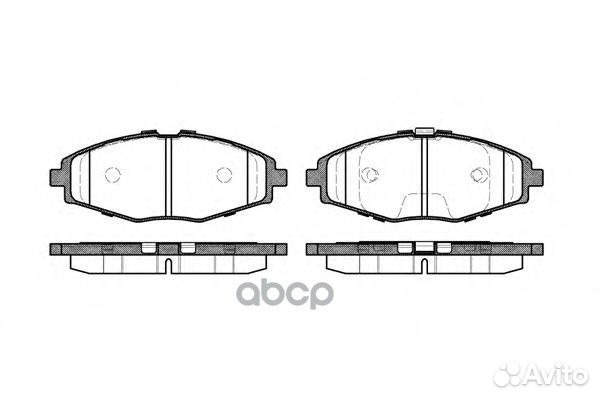696 00 D11144-01FO642281707 000B-SX колодки