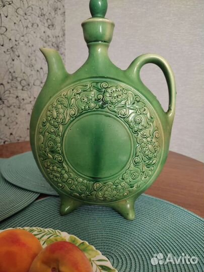 Глиняный кувшин для вина СССР. Огромный