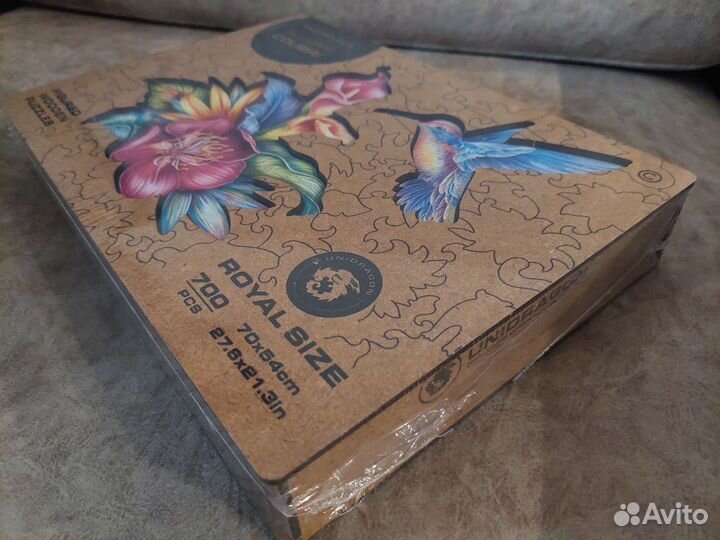 Деревянный пазл для взрослых и детей unidragon