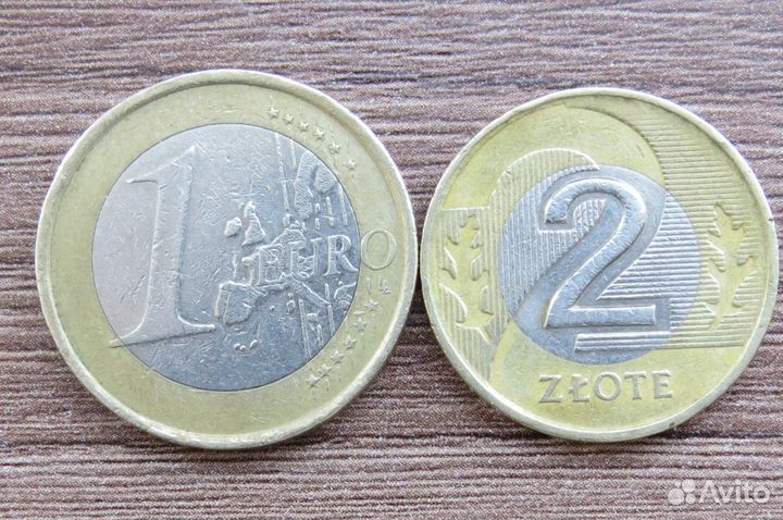 Монеты 1 евро +