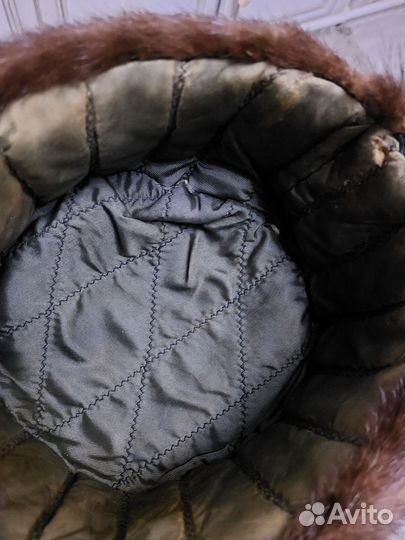 Норковая женская шапка - боярка