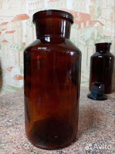 Бутыль/банка/склянка с притертой пробкой СССР
