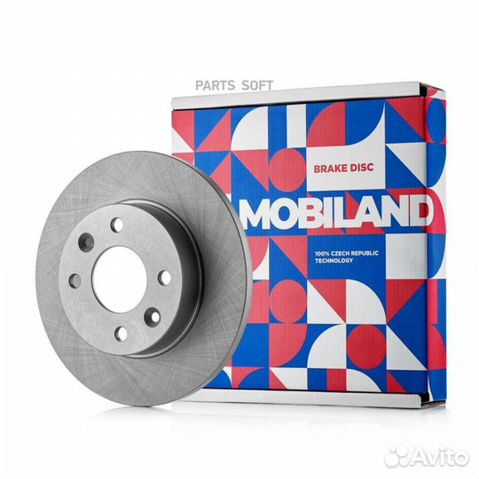 Mobiland 416102580 Диск тормозной передний вентили