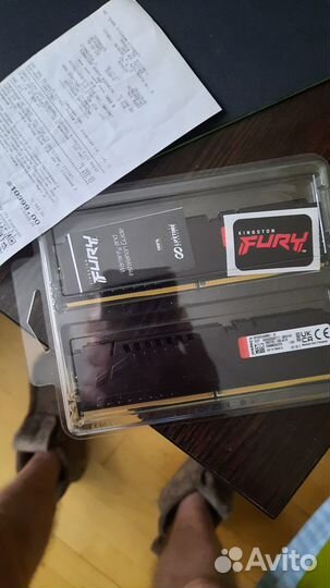 Kingston fury Beast DDR5 5200мгц 32GB (2*16) Чек