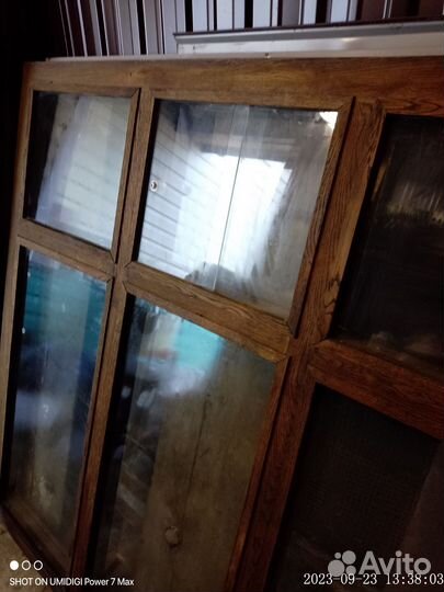 Окна бу дубовые